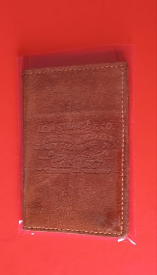 Cartera Levi's Piel Americana Nueva 1980