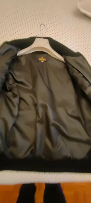 Giubbotto Vera Pelle Nero Uomo