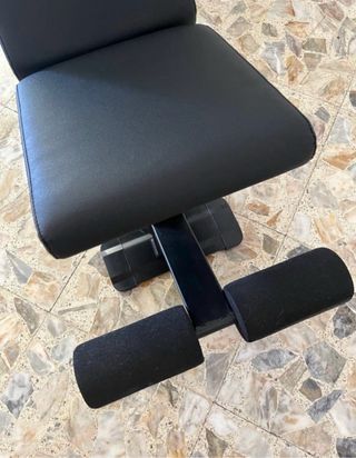 Banco entrenamiento y mancuernas discos