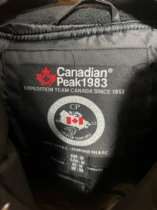 Giacca Canadian Peak originale nera
