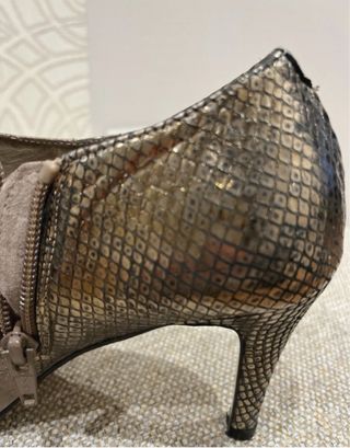 Botín de piel, poco uso