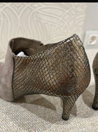 Botín de piel, poco uso