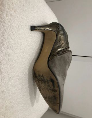 Botín de piel, poco uso