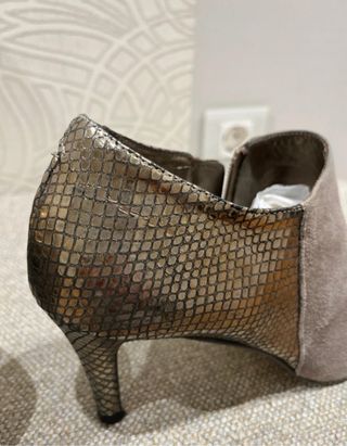 Botín de piel, poco uso