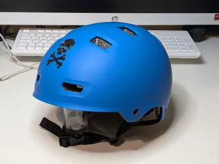 Casco Infantil Skate Patín Oxelo Azul mf500