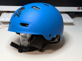 Casco Infantil Skate Patín Oxelo Azul mf500