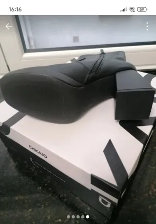 Botines Chika10 Negros Talla X