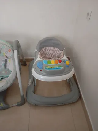 Hamaca y andador para bebé