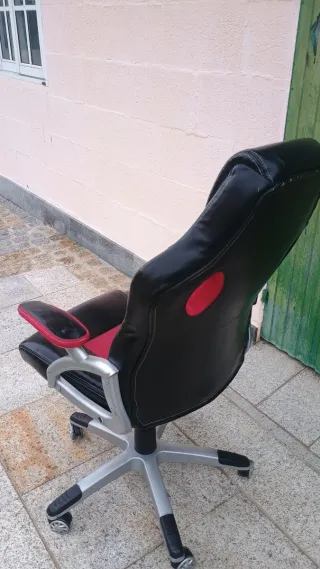 Silla Gaming Negra y Roja