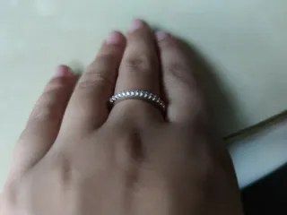 Anillo plata con circonitas