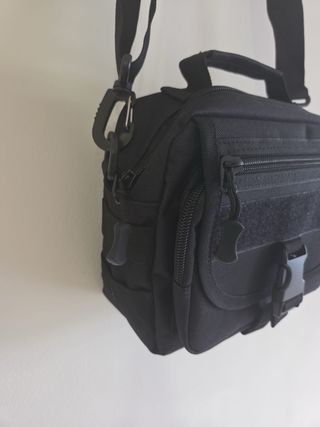 Bolsa de Hombro Táctica Negra