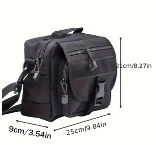 Bolsa de Hombro Táctica Negra
