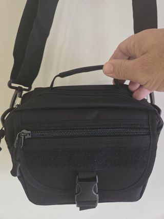 Bolsa de Hombro Táctica Negra
