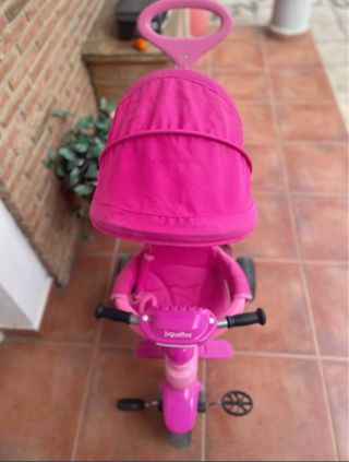 Triciclo Juguettos rosa evolutivo con asa