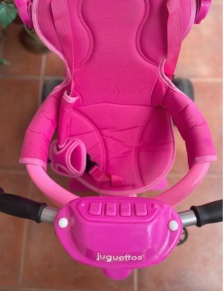 Triciclo Juguettos rosa evolutivo con asa