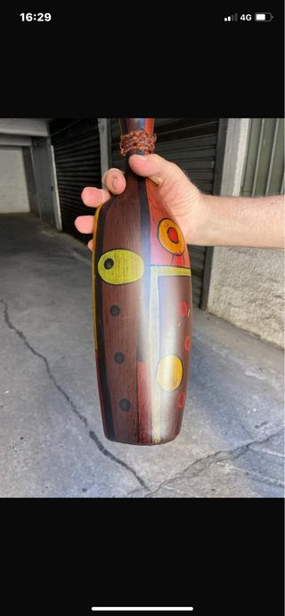 Bottiglia etnica decorata