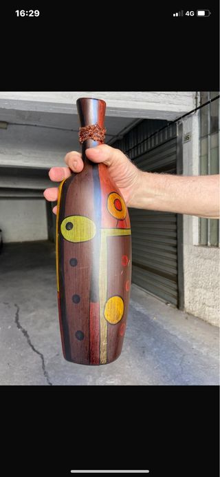 Bottiglia etnica decorata