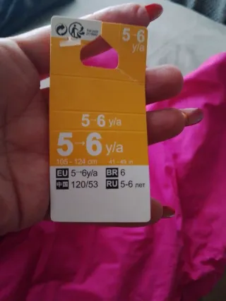 Mono de esquí niña talla 5/6