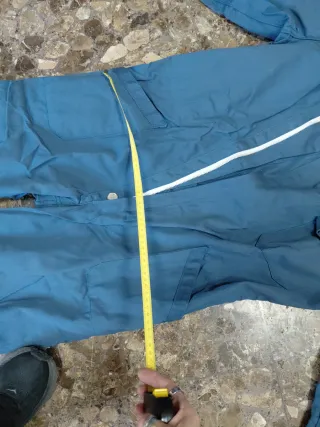 Mono de trabajo azul