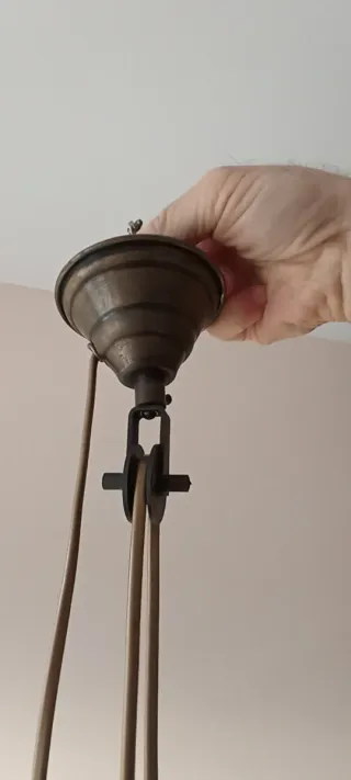 Lámpara colgante Tiffany multicolor