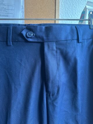 Pantalón de vestir/traje azul hombre