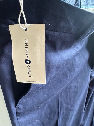 Pantalón de vestir/traje azul hombre