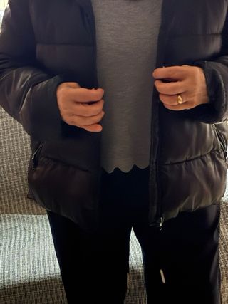 Piumino corto Sisley nero taglia 44