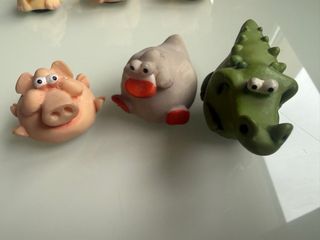 12 figuras de animales decorativas