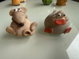 12 figuras de animales decorativas
