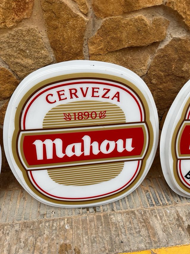 Cartel Mahou Cerveza