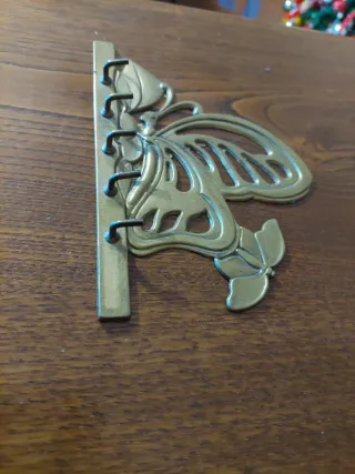 Portachiavi da parete a forma di farfalla Vintage