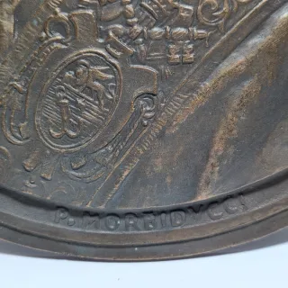 Placca medaglione Papa Pio X