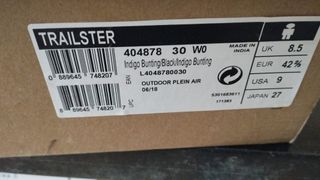 Zapatillas Salomon Trailster Azul/Negro