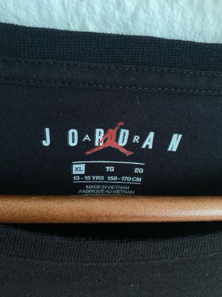 Camiseta Jordan Jumpman Negra Manga Larga