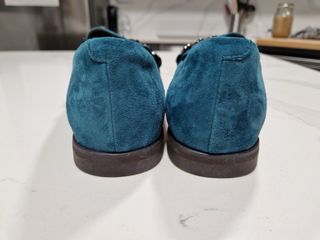 Mocasines Alma en Pena Teal Cadena