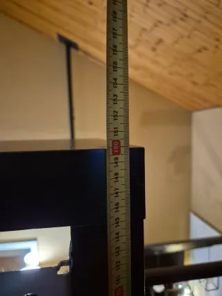 Estantería modular negra Ikea