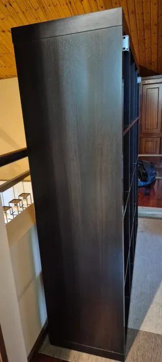 Estantería modular negra Ikea