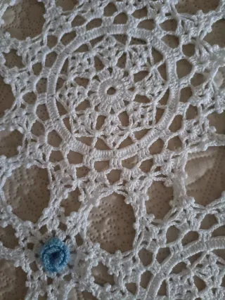 Colcha Crochet Hecha a Mano