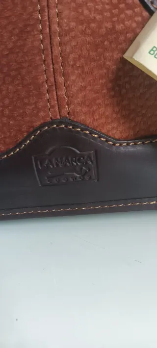 Bolso de piel La Marca marrón