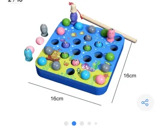 Juego de Pesca y Ensartar Cuentas
