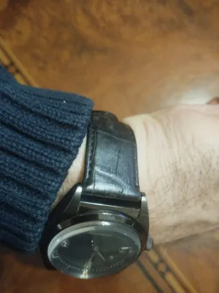 Orologio Emporio Armani Uomo Nero/Argento