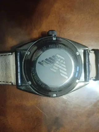 Orologio Emporio Armani Uomo Nero/Argento
