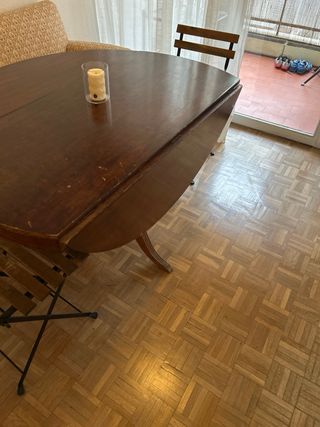 Mesa extensible madera