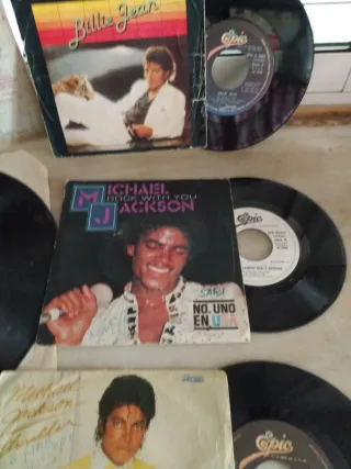 Lote Vinilos Michael Jackson.