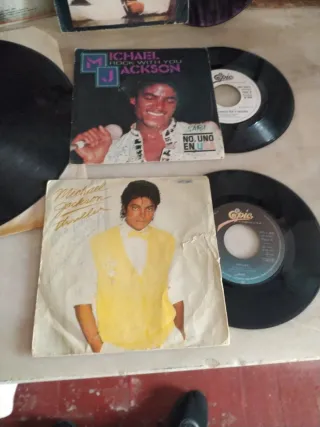 Lote Vinilos Michael Jackson.