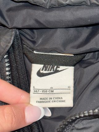 Abrigo Nike Original acolchado negro-Invierno