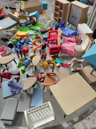 Casa de muñecas de madera