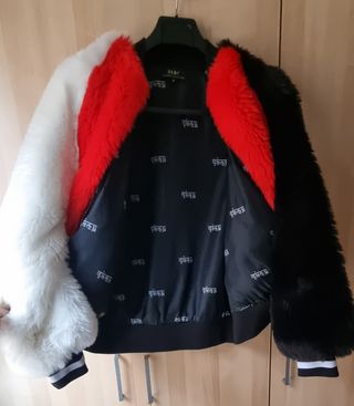 Cazadora bomber de pelo marca GRMY