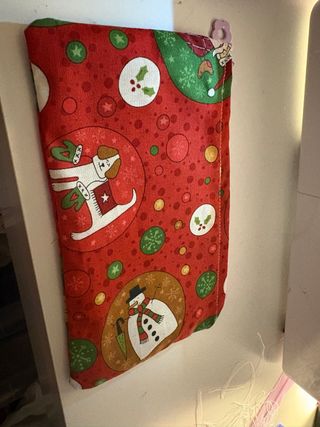 Neceser Navideño Perro y Muñeco Nieve