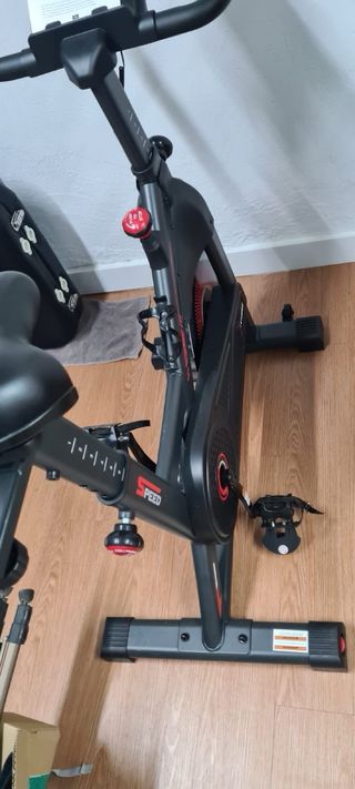 Bicicleta Estática Yaheetech Negra